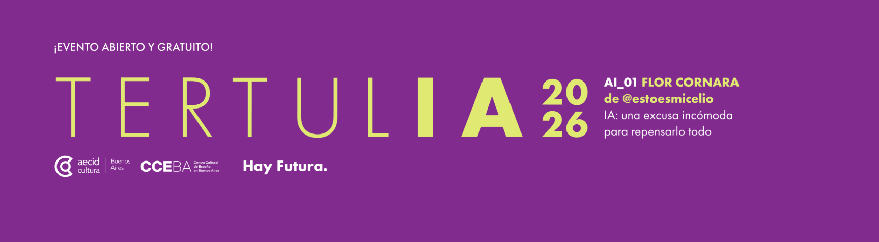 ¡Nuevo ciclo de Tertulias 2026!