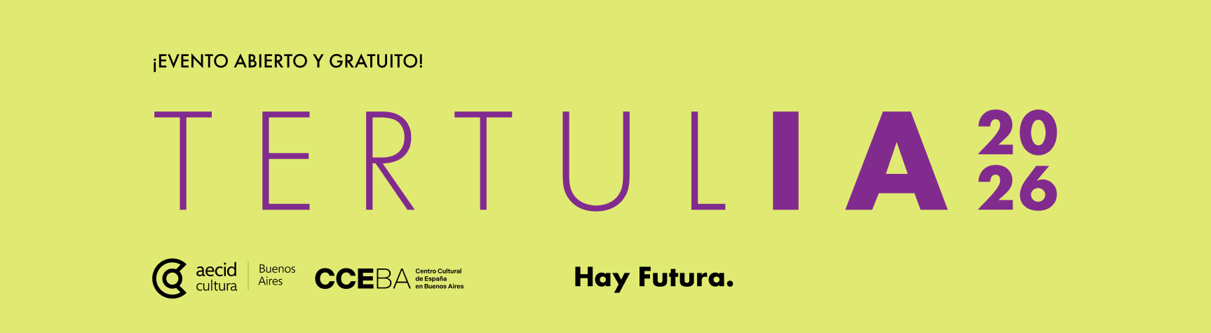 ¡Nuevo ciclo de Tertulias 2026!